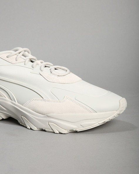 Puma thunder hot sale white leather