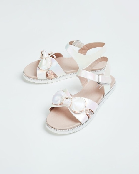 Buy White Sandals for Girls by FAME FOREVER BY LIFESTYLE Online