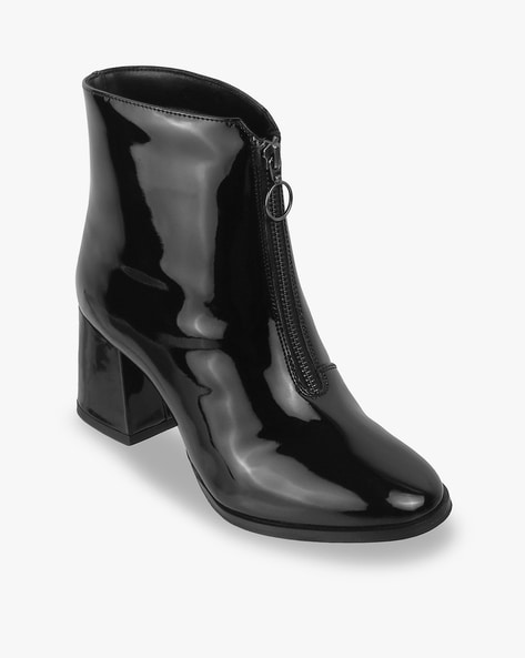 Billini Lucille Crinkle Patent Leather Boots – VICI