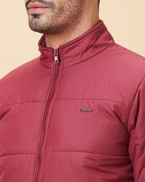 Burgundy pink outlet jacket