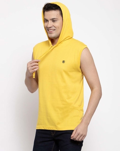 Polo sleeveless clearance hoodie