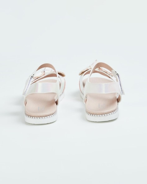 Buy White Sandals for Girls by FAME FOREVER BY LIFESTYLE Online