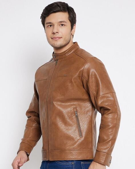 Tan hot sale motorcycle jacket