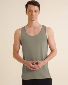 damensch Men Typographic Print Scoop-Neck Vests-picture-30
