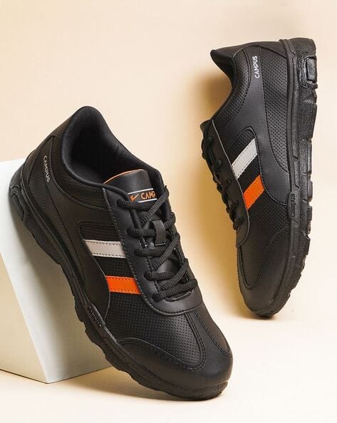 Men Low-Top Lace-Up Running Shoes