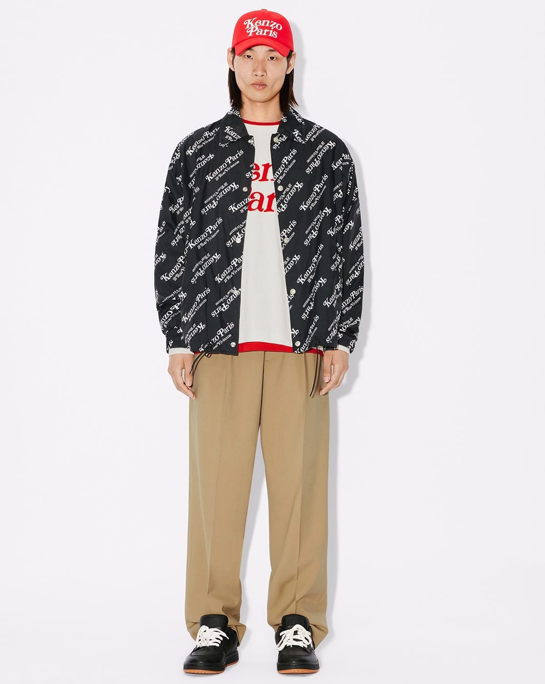 Buy KENZO Kenzo By Verdy Windbreaker | Black Color Men | AJIO LUXE