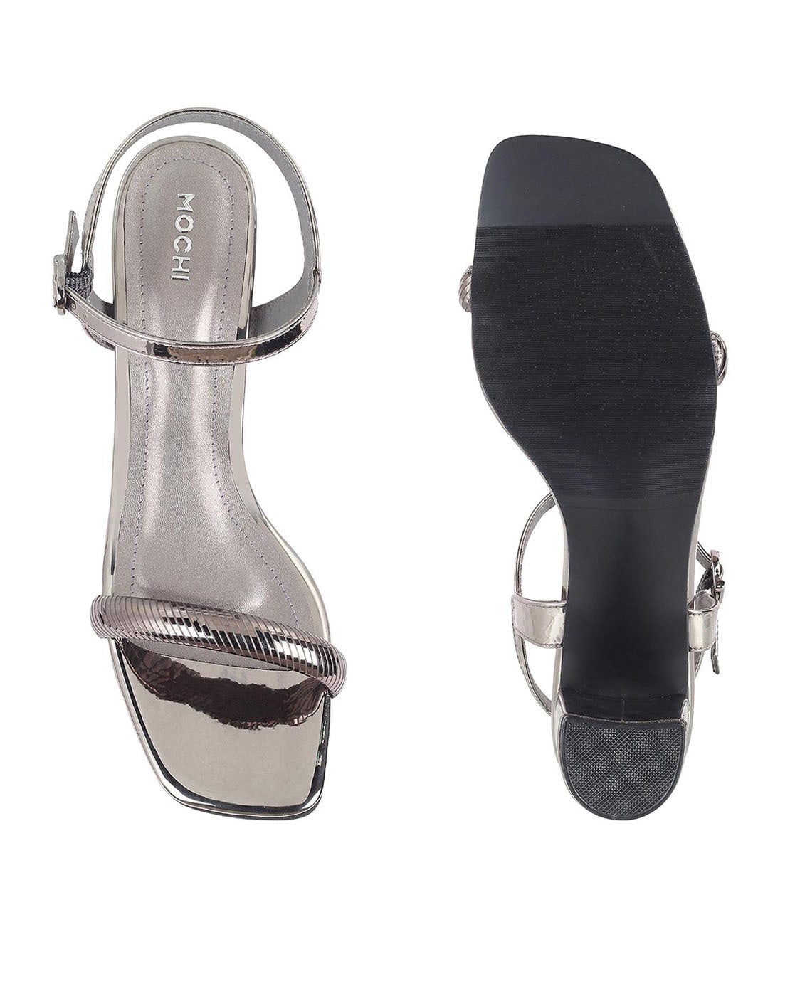 Mochi Womens Synthetic Black Sandals (Size (8 UK (41 EU)) : Amazon.in:  Shoes & Handbags
