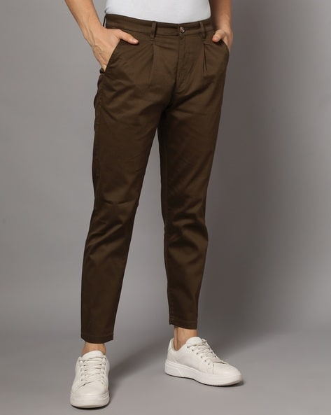 Buy Brown Trousers & Pants for Men by The Indian Garage Co Online