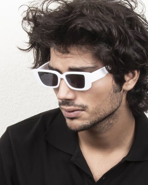 Ted Smith Men Full-Rim UV-Protected Rectangular Sunglasses