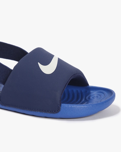 Boys blue nike slides new arrivals