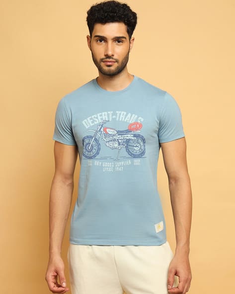 Buy Blue Tshirts for Men by Wrangler Online