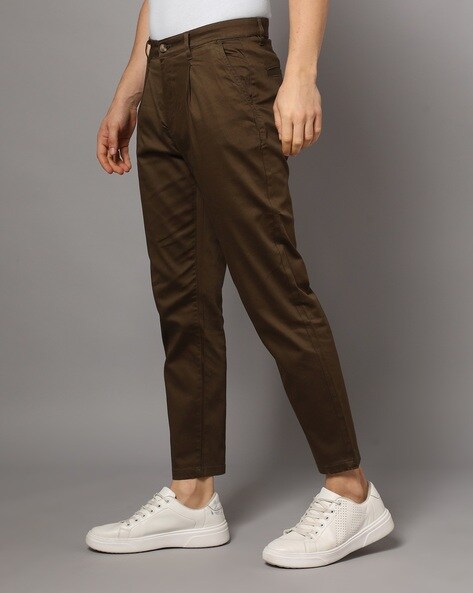 Buy Brown Trousers & Pants for Men by The Indian Garage Co Online