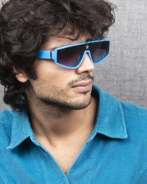Buy Carlton London Men UV Protected Shield Sunglasses 802 C1 - Sunglasses  for Men 13932252 | Myntra