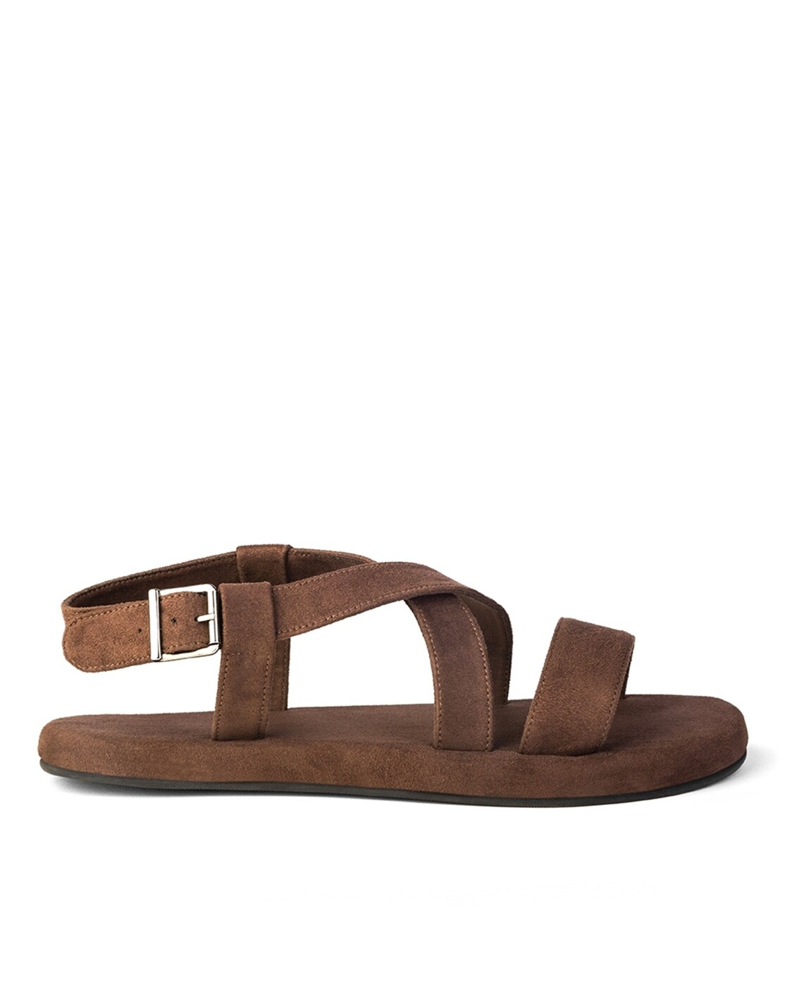 Buy Brown Flat Sandals for Women by Indie Picks Online | Ajio.com
