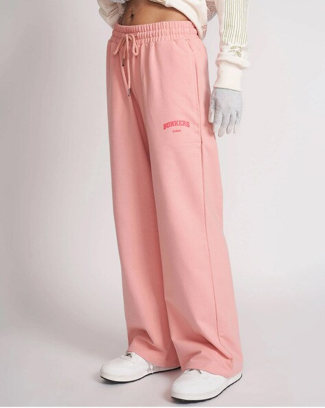 Women Relaxed Fit Pants with Elasticated Waist