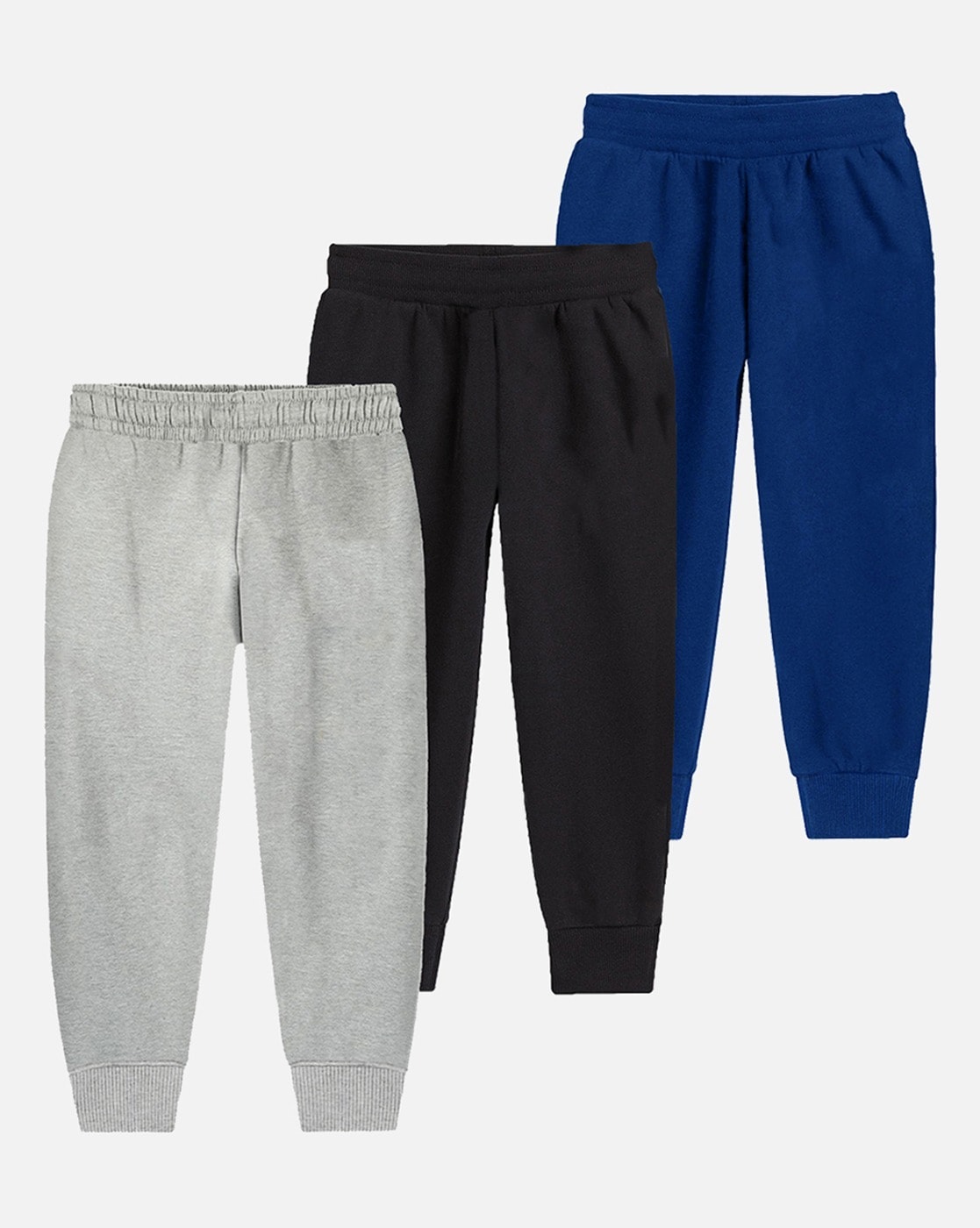 Buy CRIMSOUNE CLUB Black Solid Poly Cotton Slim Fit Boys Track Pants |  Shoppers Stop
