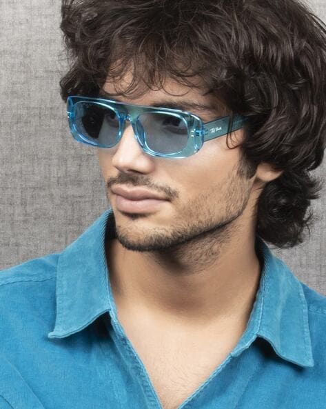 Buy Men Blue Sunglasses Online In India -  India