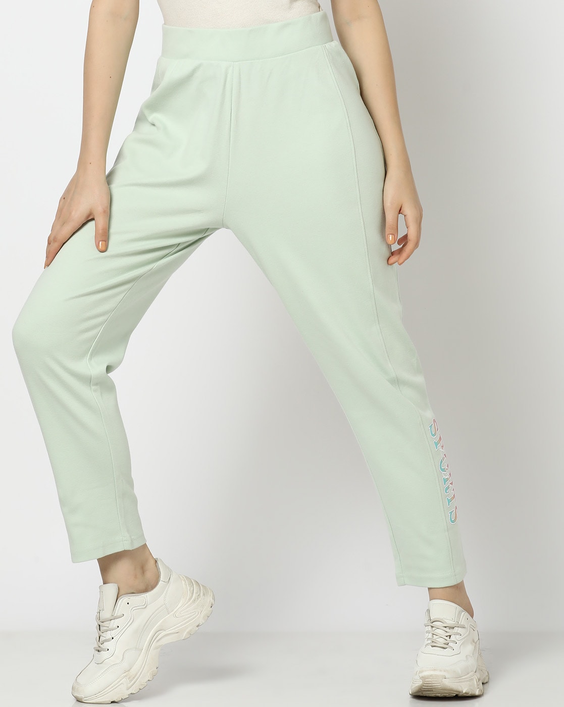 Buy White Track Pants for Women by Teamspirit Online | Ajio.com
