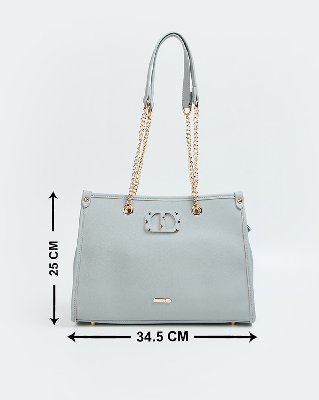 Light grey winged hot sale chain handle tote bag