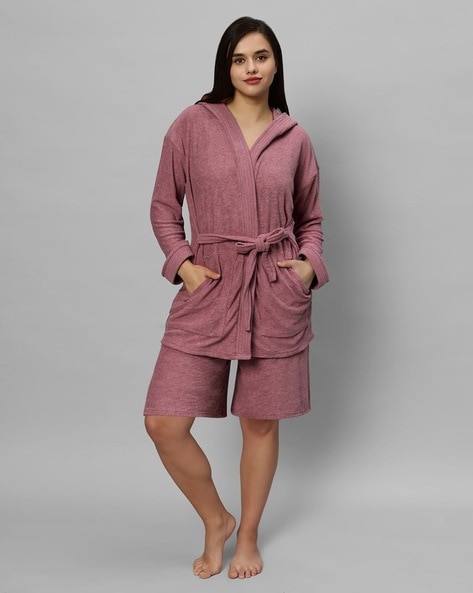 Buy Vinayak Enterprises Women's Cotton Bath Robe Online at Lowest Price  Ever in India | Check Reviews & Ratings - Shop The World