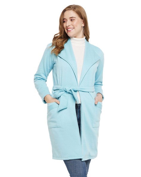 Turquoise blue outlet coat