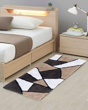 aazeem Geometric Pattern Antiskid Rug 4' x 2'-picture-50
