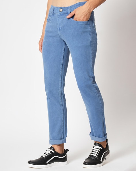 Slim Fit Jeans with Insert Pockets