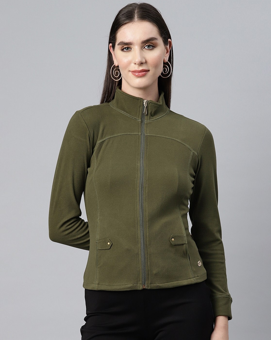 Buy Olive Jackets for Women by NAYAM BY LAKSHITA Online Ajio