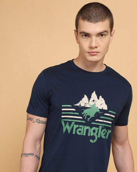 Wrangler Graphic Print Round-Neck T-Shirt