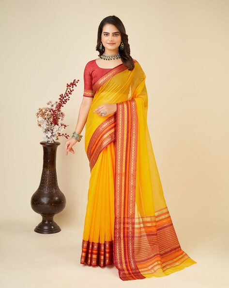 Party Wear Ladies Bagampuri Cotton Saree, With Blouse, 6.3 m at Rs 550 in  Nabadwip