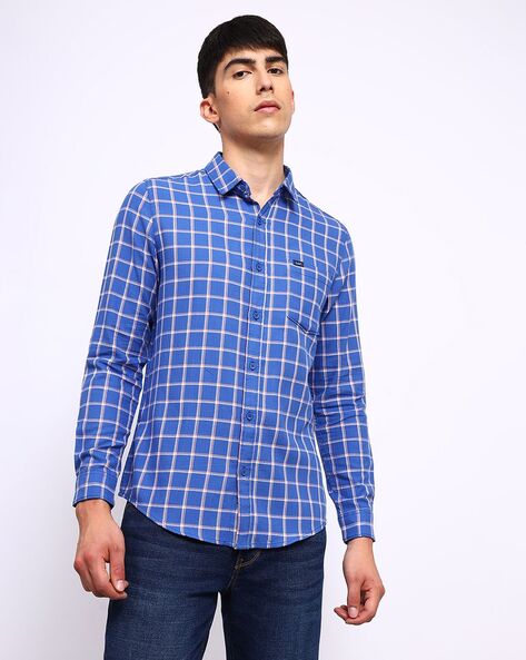 Lee Checked Slim Fit Shirt