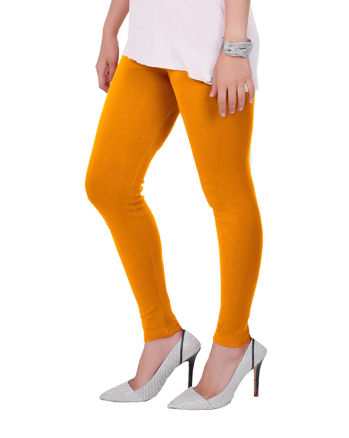 Buy Yellow Leggings for Women by Plus Size Online