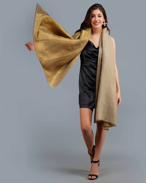 Buy Beige Shawls & Wraps for Women by Dusala Online | Ajio.com