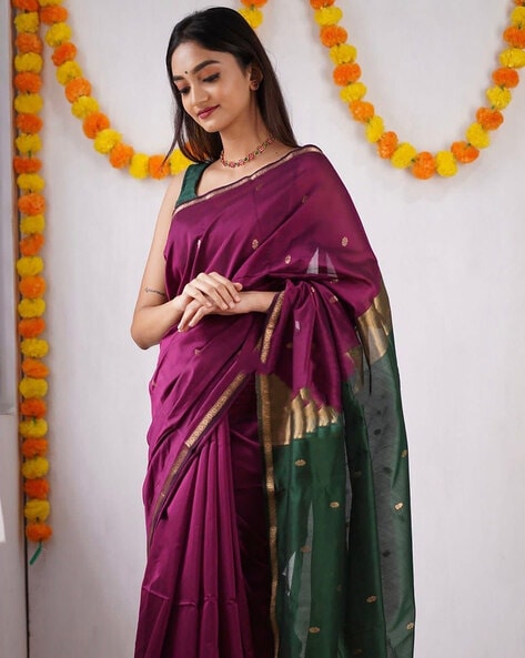 Gilded Traditions: Kimkhab Banarasi Silk Sarees – WeaverStory