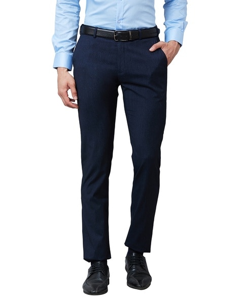 Buy RAYMOND Medium Blue Slim Fit Trouser [RMTS02919-B586F076] 32 Online -  Best Price RAYMOND Medium Blue Slim Fit Trouser [RMTS02919-B586F076] 32 -  Justdial Shop Online.