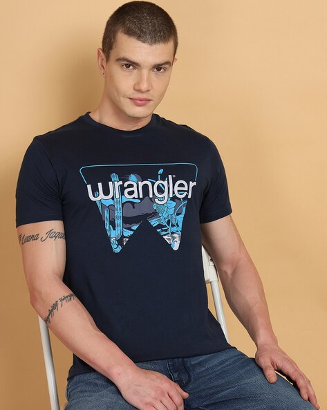 Wrangler Graphic Print Round-Neck T-Shirt