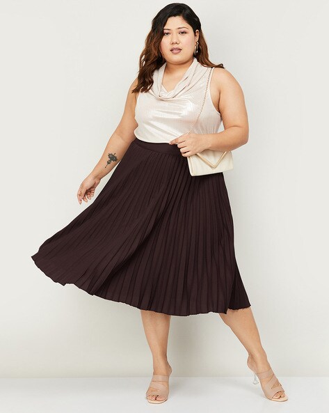 Plus size outlet a line skirt