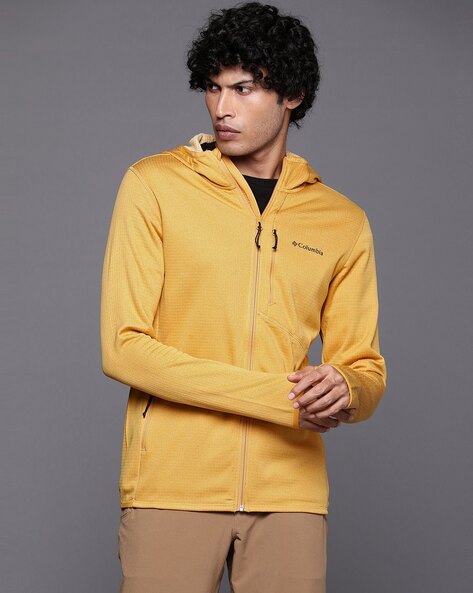 Yellow columbia cheap fleece jacket