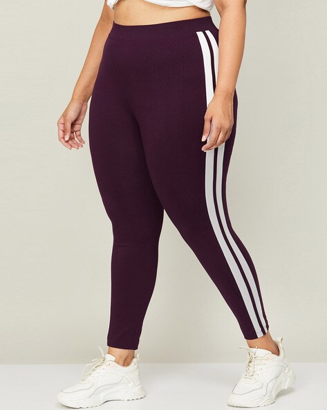 Burgundy Plus Size Leggings