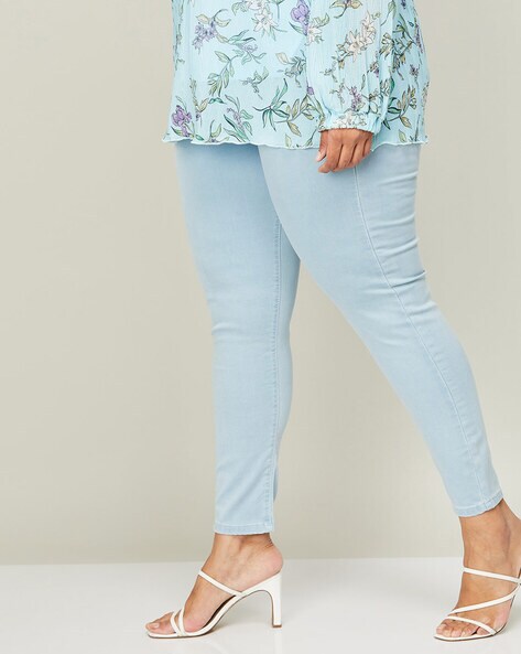 High-Rise Plus Size Skinny Jeans