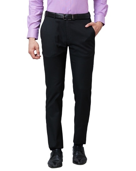 Buy Raymond Men Fawn Contemporary Fit Structure Cotton Trouser | Raymond  Trouser online | Fawn