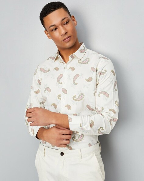 Off white button up hotsell shirt mens