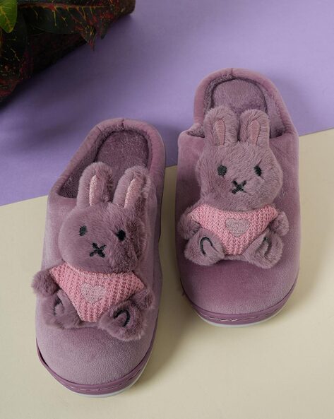 Baby girl bunny discount slippers