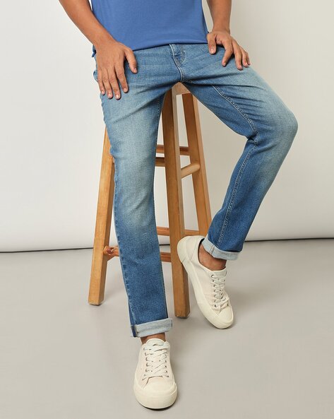 Lee Mid-Rise Skinny Fit Jeans