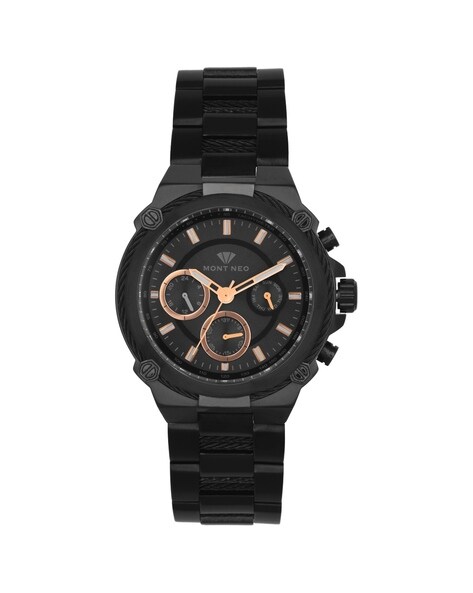 1033C M4404 Men Chronograph Wrist Watch with Metal Strap