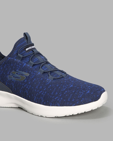 Skechers slip best sale on blue