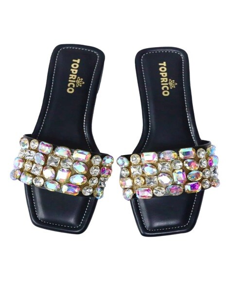 Madden Girl Stunning Gemstone Lug Sole Sandals - Macy's