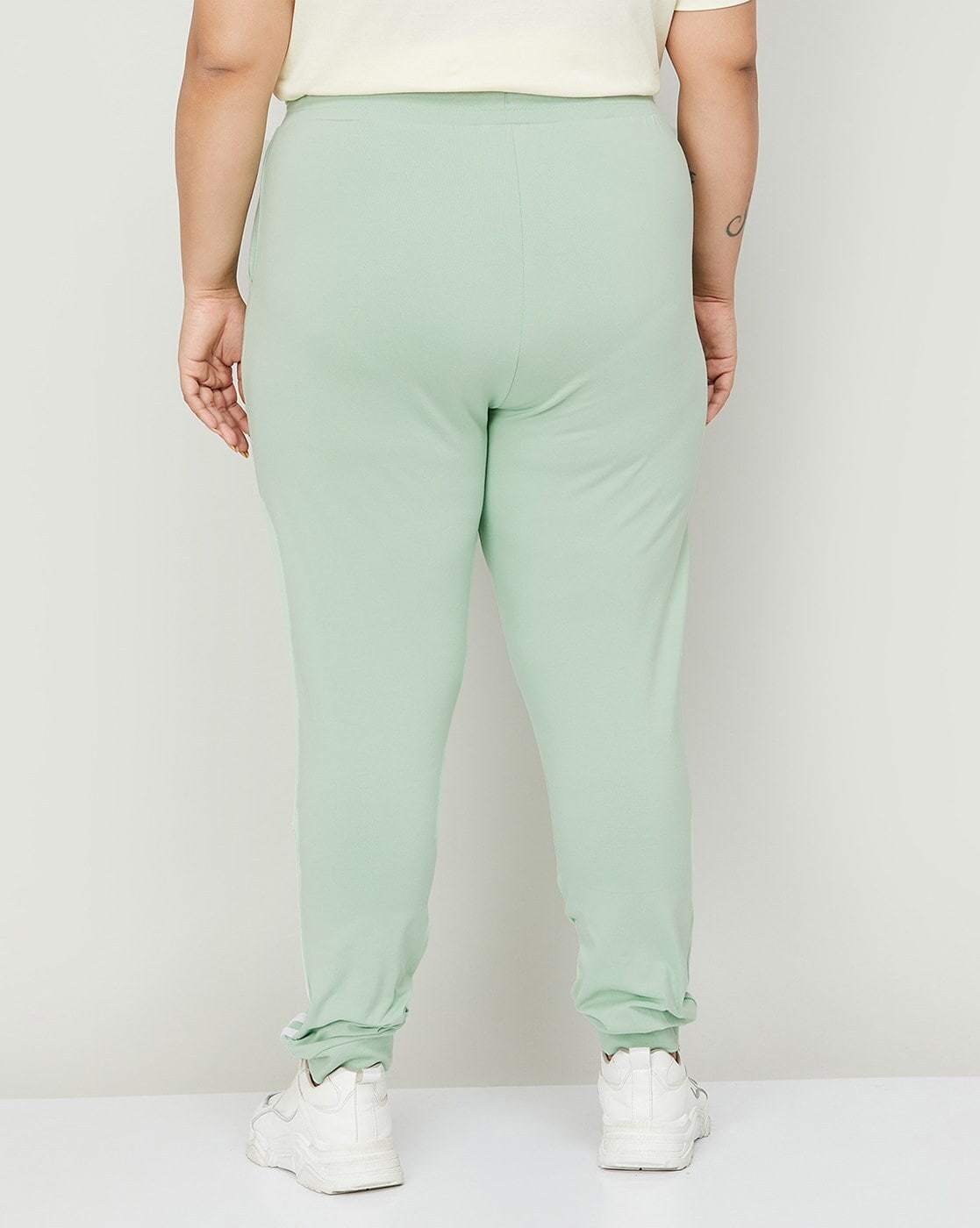 Buy Nexus By Lifestyle Women Plus Size Mid Rise Cotton Joggers - Track Pants  for Women 22085792