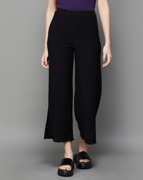 Buy Black Trousers & Pants for Women by Ginger by Lifestyle Online