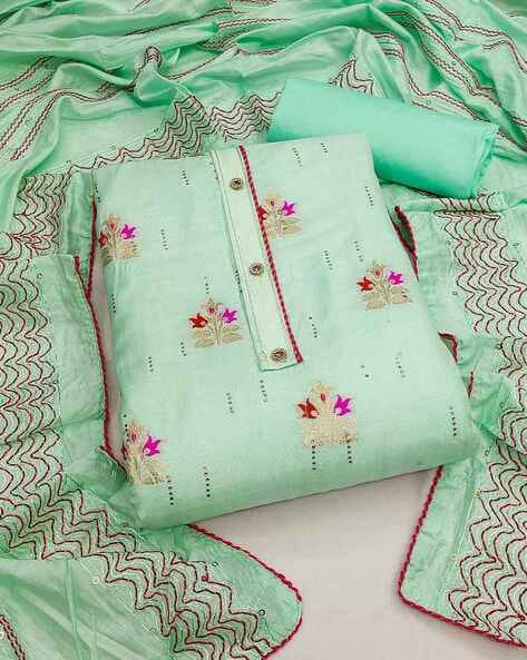 Handloom South Cotton 2-Piece Salwar Suit Material 10057059 – Avishya.com